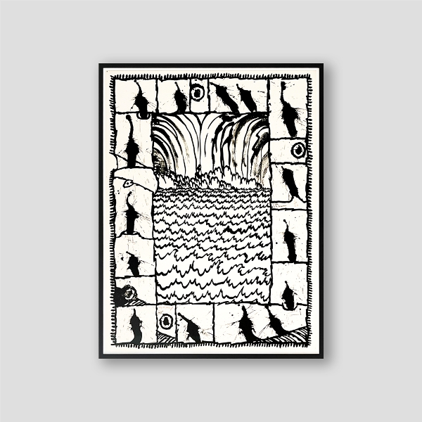 ALECHINSKY Pierre - L'eau � la lucarne